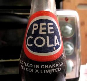 Naamgeving fail Pee Cola