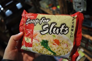 Naamgeving fail Soup for Sluts