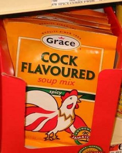 Naamgving fail Cock Flavoured